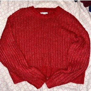 American Eagle Outfitters Red Sweater